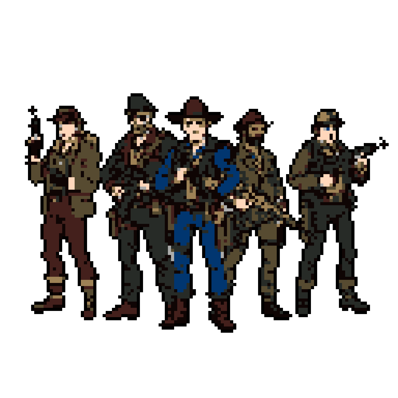 Tactical Squad Ready: Blue Jumpsuit Leader