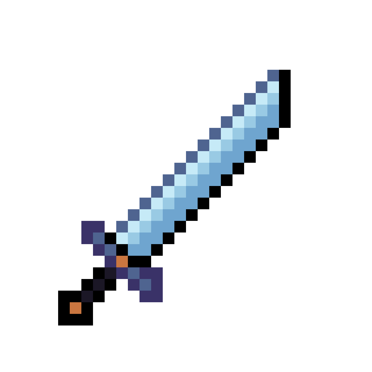 Sword Blue Color Code Mystic Blue & Purple Sword: Fantasy Weapon Art