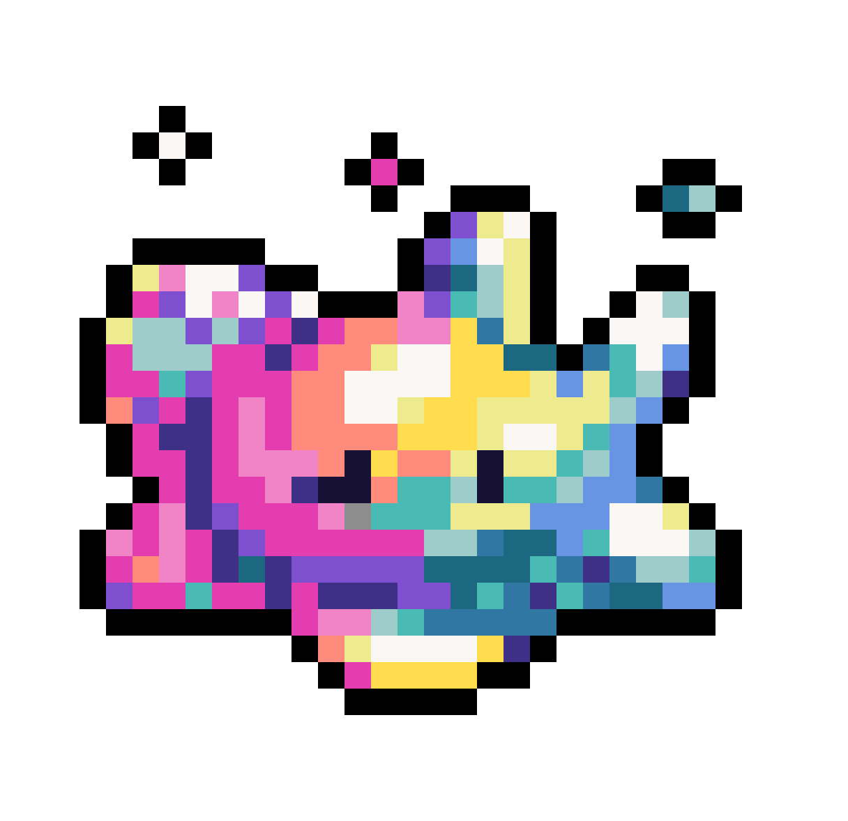 Pixie Entity Vibrant Void Creature: Ethereal Glow