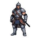Pixel Art: warrior