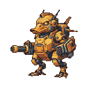 Pixel Art: duck mech