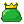 Green slime king with a golden crown.