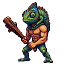 Chameleon Warrior: Primal Strength, Untamed Ferocity