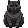 Pixel Art: vary chunky cat