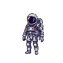 Pixel Art: spaceman (generated with AI by pixie.haus).