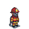 Pixel Art: set of npc - city workers (policeman, doctor, builder etc.) ...