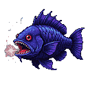 Pixel Art: fish2 (generated with AI and edited by Alouka).