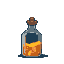 Pixel Art: potion bottle