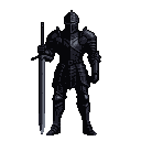 Pixel Art: Black knight