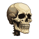 Sepia Skull: A Contemplative Portrait of Mortality
