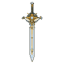 Pixel Art: divine sword