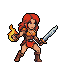 Pixel Art: set of retro fighter character - each unique - some with ani...
