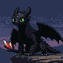 Pixel Art: Toothless