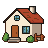 Pixel Art: cute small house