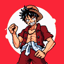 Pixel Art: Luffy gear 5