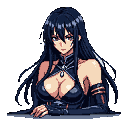 Pixel Art: Esdeath (Akame ga Kill) (generated with AI by Tynvar Spirit).