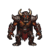 Demonic Brute: Retro Gaming's Fearsome Antagonist