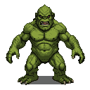 Pixel Art: un ogro gigante