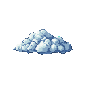 Pixel Art: cloud