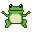 Pixel Art: frog