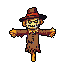 Pixel Art: set of halloween items