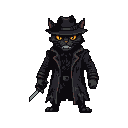 Pixel Art: cat murderer