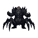 Pixel Art: drawf geomancer using spider like exoskeleton