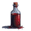 Pixel Art: Bottle of blood