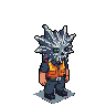 Pixel Art: set of npc - city workers (policeman, doctor, builder etc.) ...