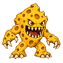 Pixel Art: cheese monster