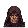 Pixel Art: set of unique game character portraits - brutal adult rpg st...