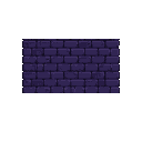 Pixel Art: create a tiled sprite of a wall made of dark purple brick. For a platformer 2d (generated with AI and edited by Brandros Sylph).