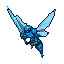Armored queen bee with outstretched wings and futuristic sword, poised for flight and battle.