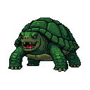 Pixel Art: turtle game boss