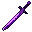 Pixel Art: purple legendary sword