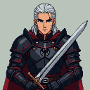 Pixel Art: I want an animation of the character Daemon Targaryen from H...