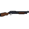 Pixel Art: shotgun - game item