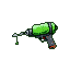 Pixel Art: acid sprayer, chemical projector weapon, green liquid canist...
