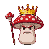 Pixel Art: mushroom king