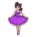 Pixel Art: Ballerina