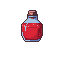 Pixel Art: red potion