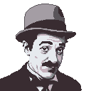 Pixel Art: Charles Spencer «Charlie» Chaplin
