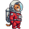 Ginger Cat Astronaut: Ready for Cosmic Adventure