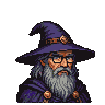 Pixel art generated with AI prompt: set of fantasy rpg chara