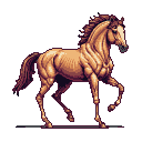 Pixel Art: horse
