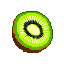 Pixel Art: kiwi (generated with AI and edited by Alouka).