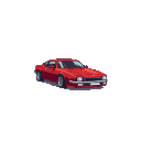 Pixel Art: car (generated with AI by sandacz).