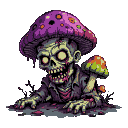 Pixel Art: zombie1 (generated with AI by Alouka).