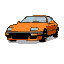 Pixel Art: car (generated with AI by sandacz).