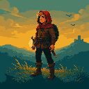 Pixel Art: hero